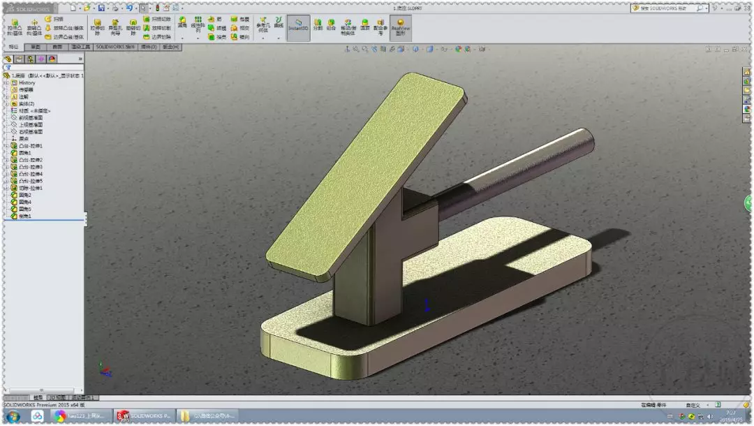 solidworks装配螺栓螺母
